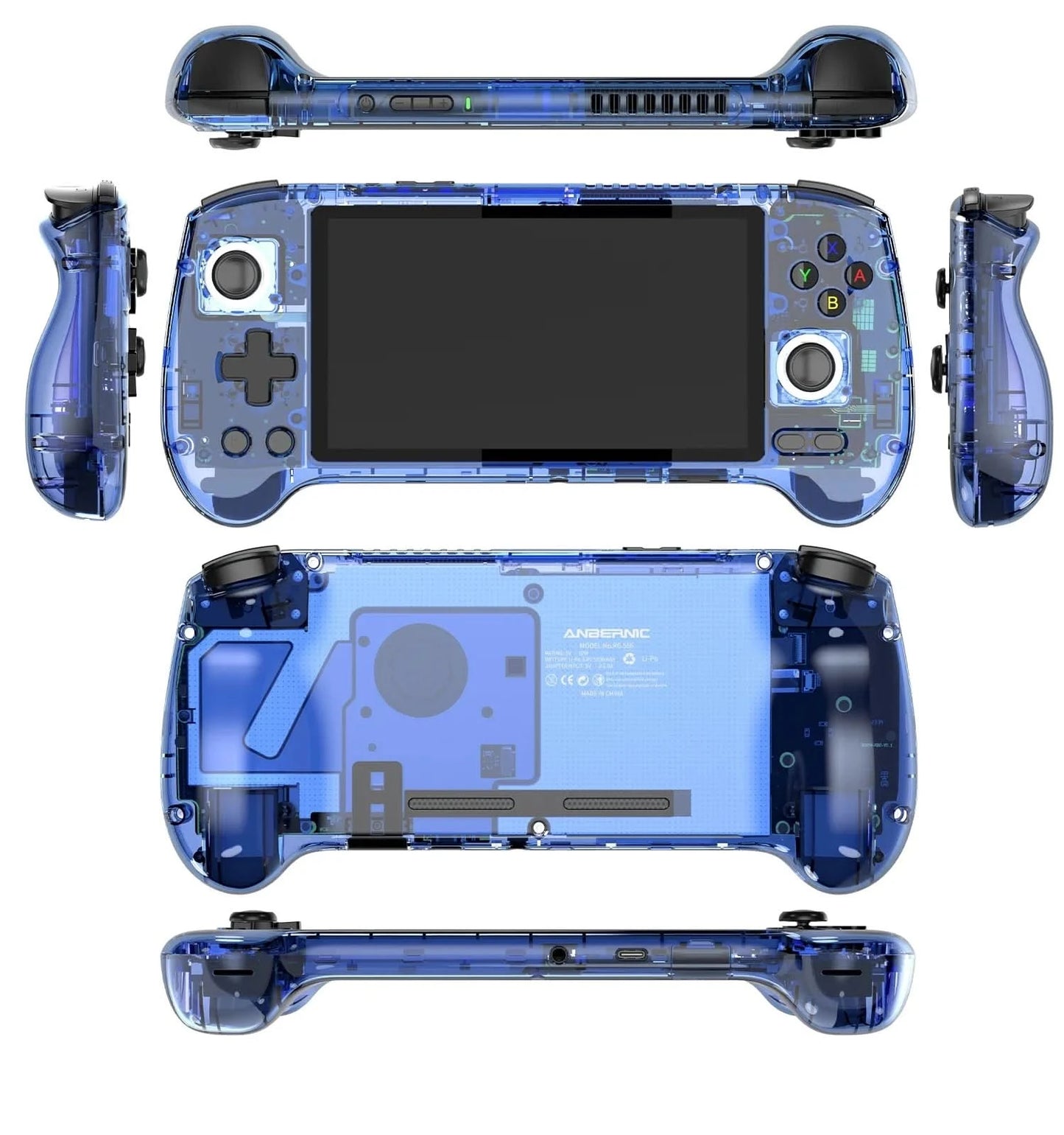 ANBERNIC RG556 Handheld Game Console Unisoc T820 Android 13 5.48 inchOLED Screen WIFI Bluetooth Retro Portable PS2 Video Players