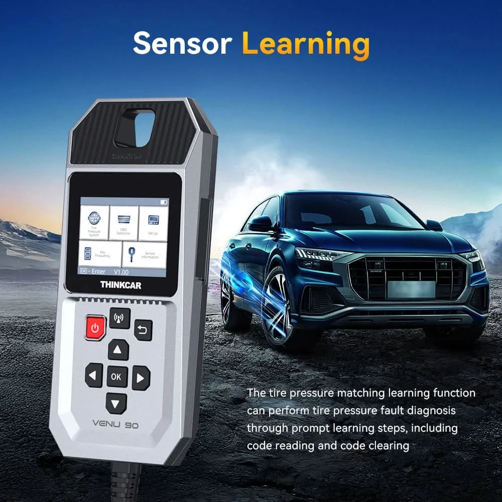 THINKCAR VENU 90 Car Tire Pressure Monitor WIFI Programming Diagnostic Tool Activate All Sensor Work On 315 433MHz DTCs