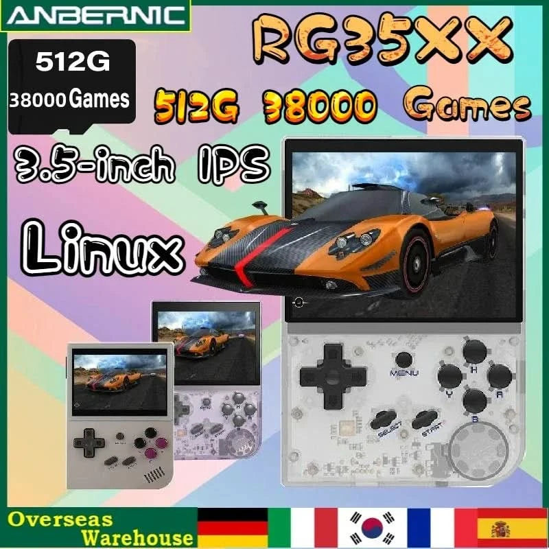 For ANBERNIC ARC-D ARC-S  TF Card  for 512G 256G 128G 64G Retro Handheld Game PS2 PSP 512G 80000 games TF Card Preloaded Games