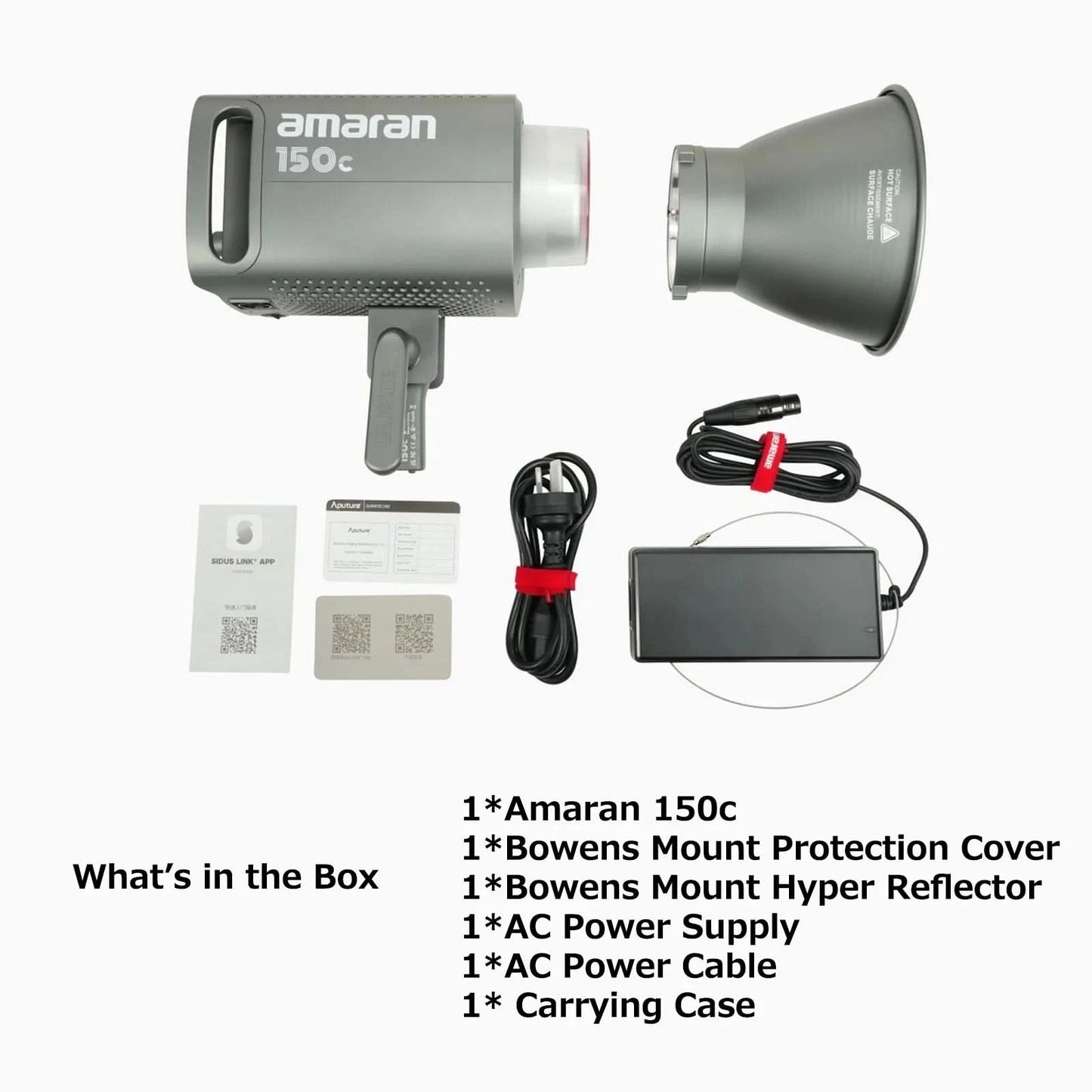 amaran 150c RGBWW LED Video light Photography lights 2500K-7500K for TikTok Live Streaming Photo Video Recording by Aputure