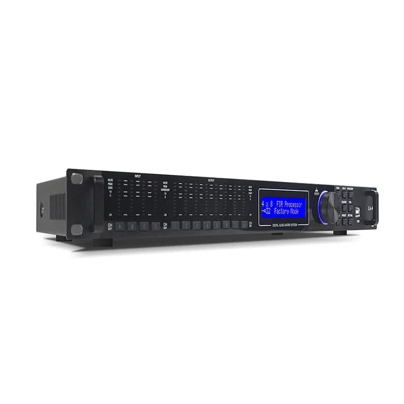 Paulkitson LA-408 Digital Professional Audio Processor Four In Eight Out 64 Bit DSP With Fir Speaker Stage Performance System