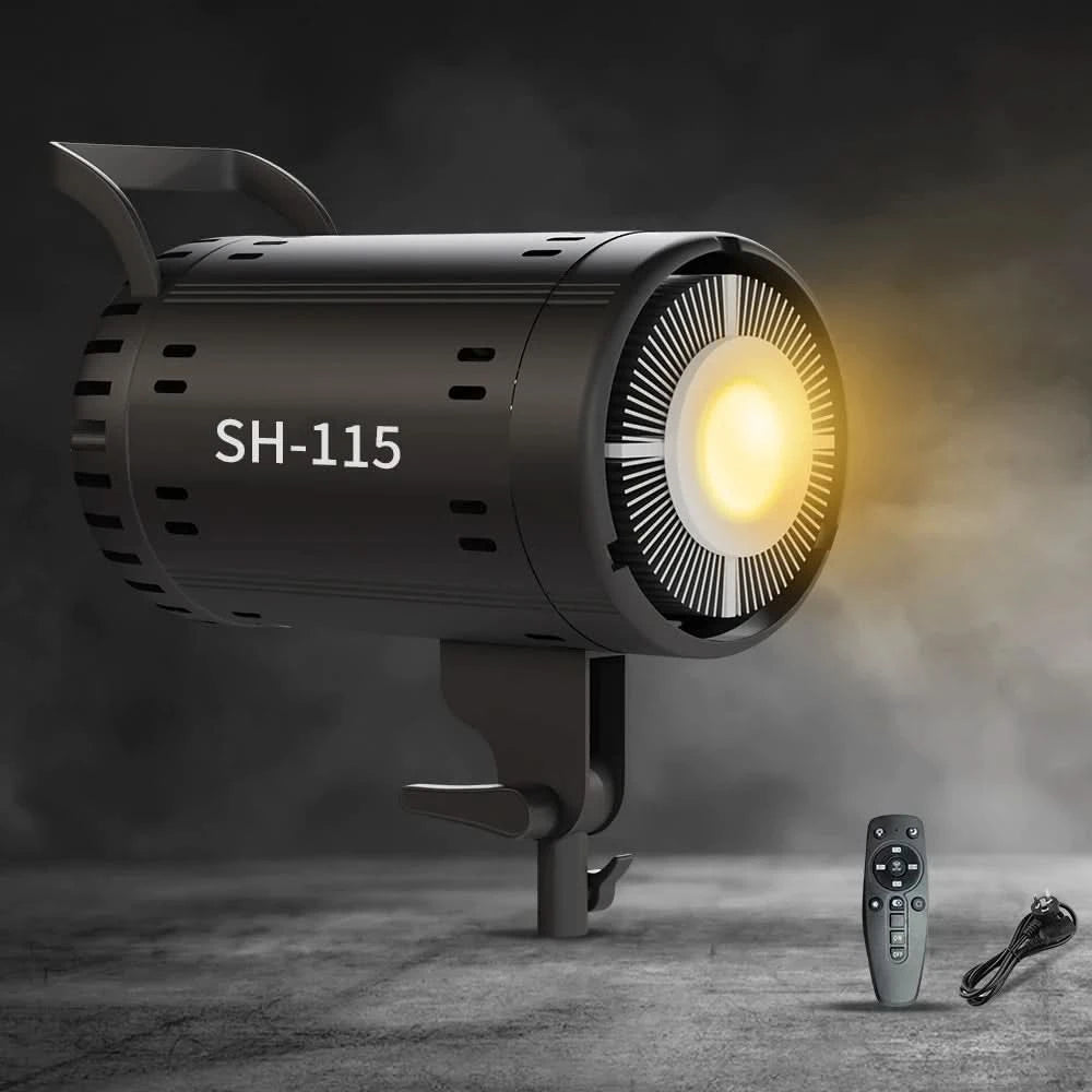 135W Fotografie-LED-COB-Videoleuchte, tageslichtbalancierte Sun Lamp für Porträt-, Blitz- und Studiozubehör, YouTube Live