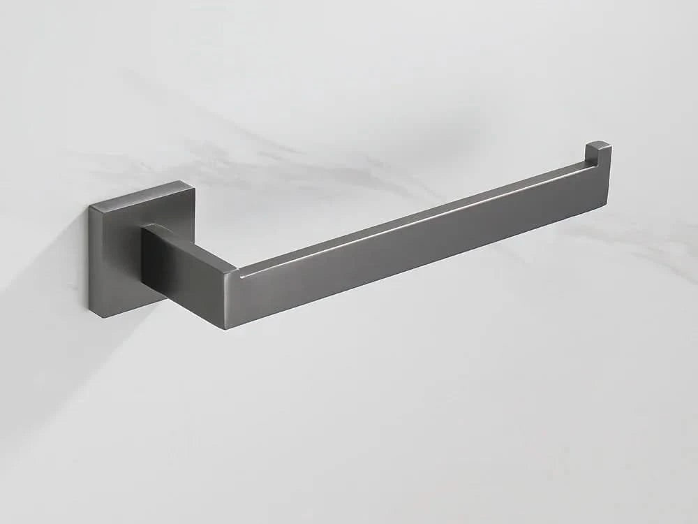 Gunmetal Stainless Steel Bathroom Accessorie Hardware Towel Rack,Toilet Paper Holder, Robe Hook, Towel Bar