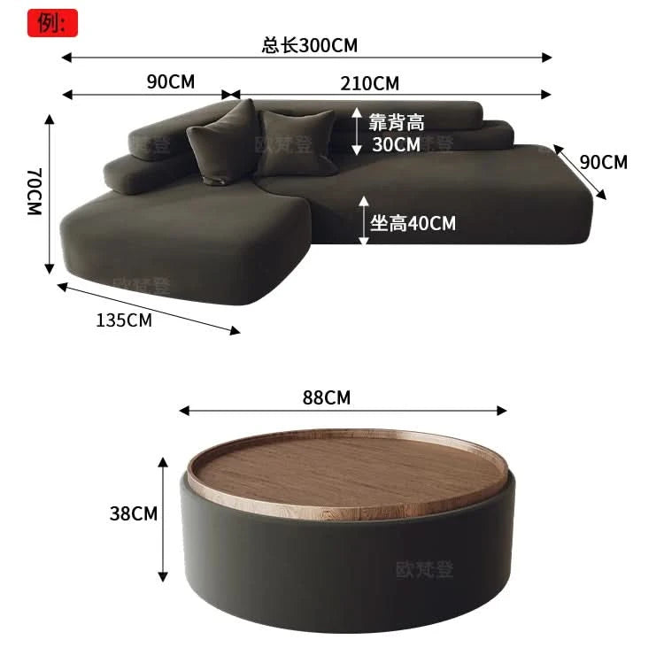 Lounge Modern Living Room Sofas Children Curved Outdoor Gaming Sofas Luxury Designer Hallway Office Wood Divano Home Furniture