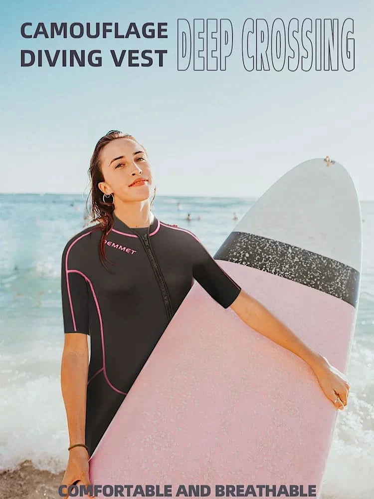 Scuba wetsuit 1.5MM-3MM One-piece neoprene Men Women Full Body Wetsuit Sunscreen White Warm Swimsuit Swimming Surfing Snorkeling