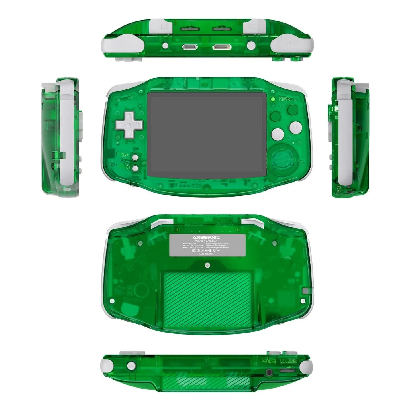 ANBERNIC RG34XX Handheld Game Console 3.4inch IPS Screen Linux 64-bit System RG 34XX 32G Retro Video Game Players WiFi PSP Gift