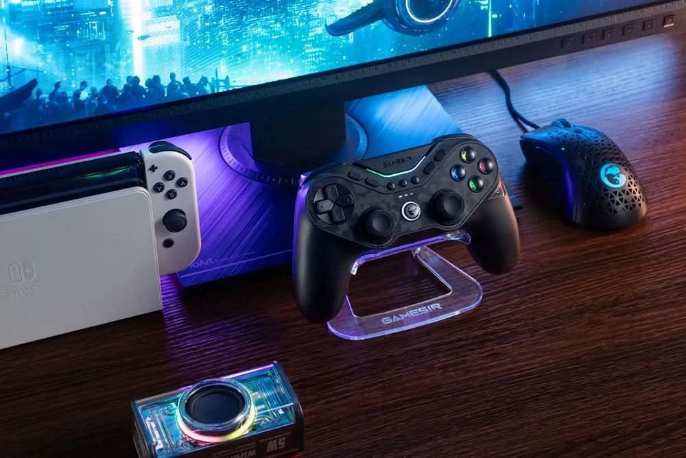 GameSir Tarantula Pro Switch 2 controller wireless gamepad with 9 mappable buttons 6-axis gyroscope Hall Effect triggers and NFC