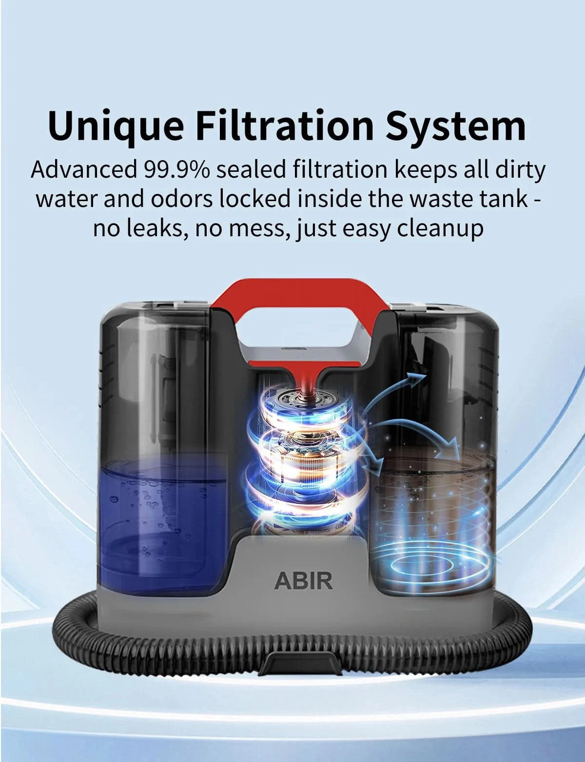 Carpet Washing Machine ABIR G80,15000PA Suction,Smart Home Appliance for Sofa Bed Clean,Smart Home Appliance for Sofa Bed Clean