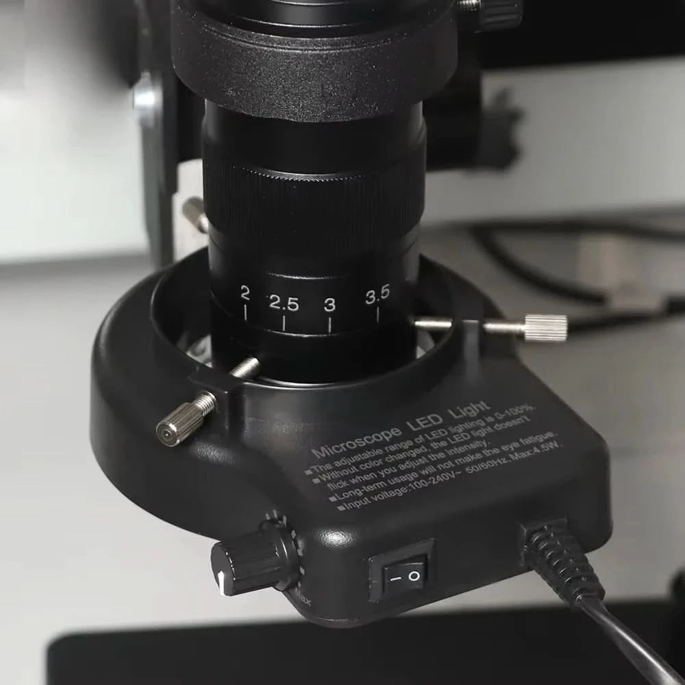 YIZHAN 4K UHD Electron Digital Microscope 1080P 60FPS Video Industrial Welding Camera 150X Lens Folding Stand for PCB Repair