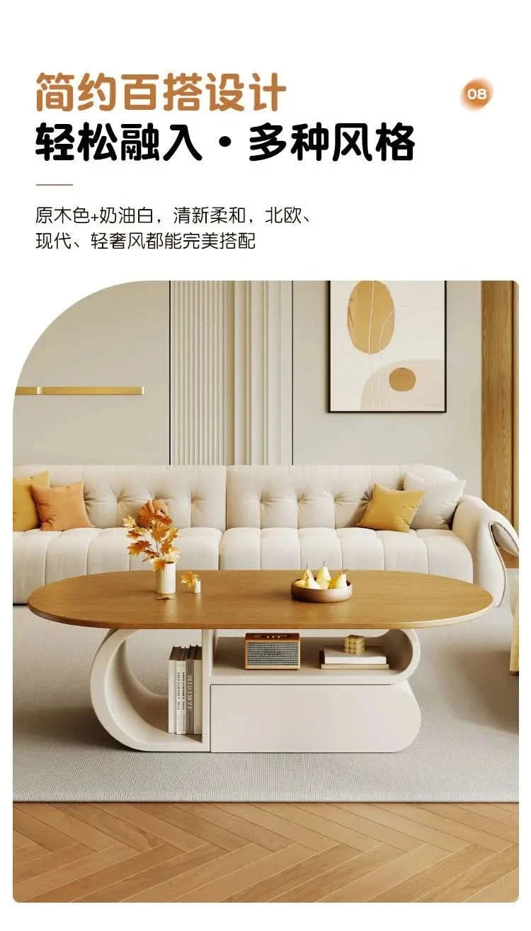 Kitchen Luxury Coffee Table Modern Design Minimalist Aesthetic Coffee Table Books Ornaments Meuble De Salon Home Furniture