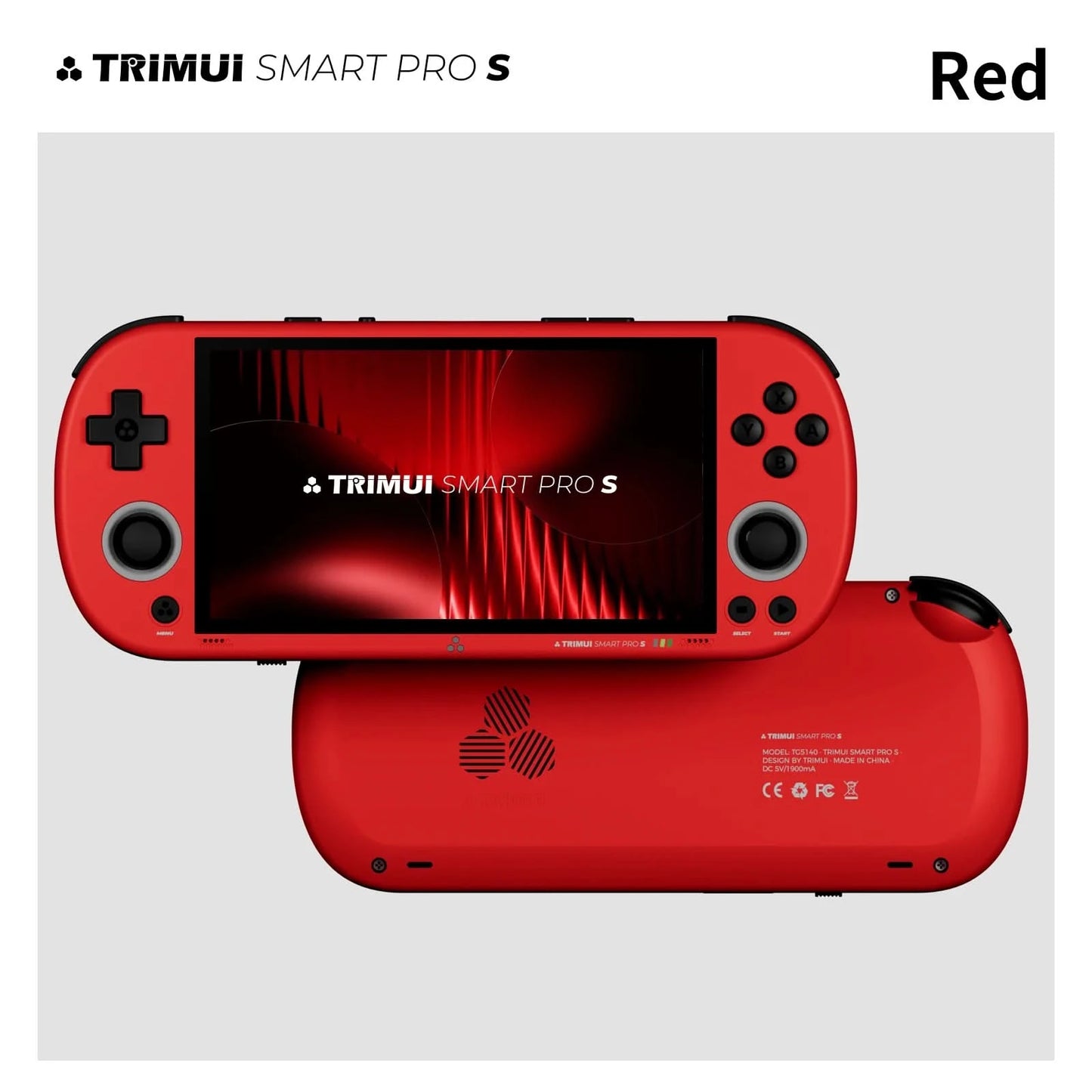 Trimui Smart Pro S Handheld Game Console 4.96'' IPS Screen Linux System Joystick RGB Lighting Retro Video Game Smartpros Gifts