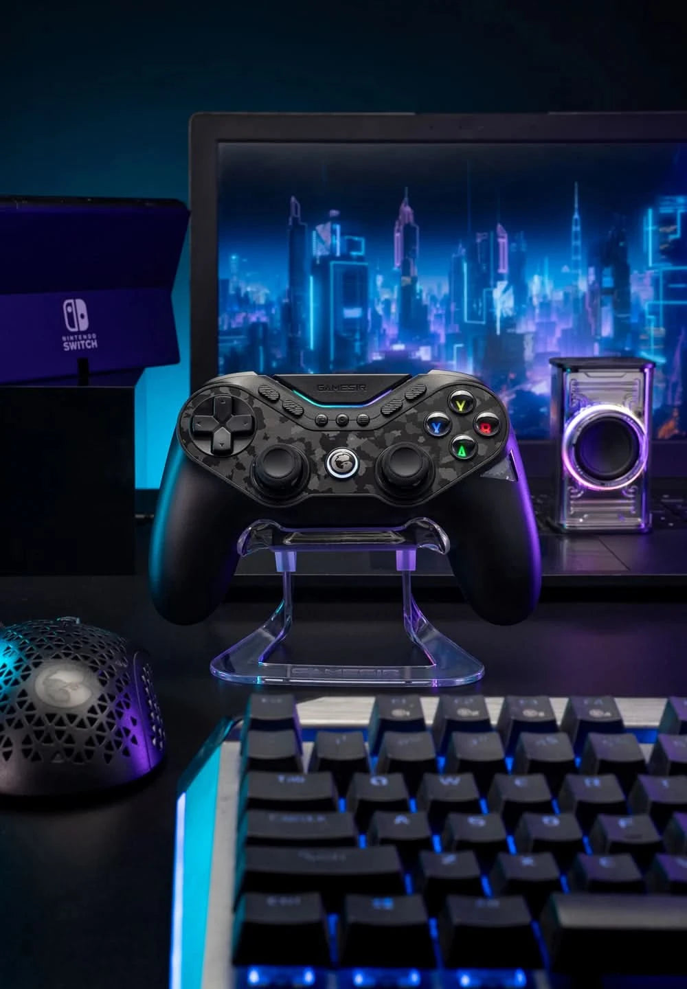 GameSir Tarantula Pro Switch 2 controller wireless gamepad with 9 mappable buttons 6-axis gyroscope Hall Effect triggers and NFC