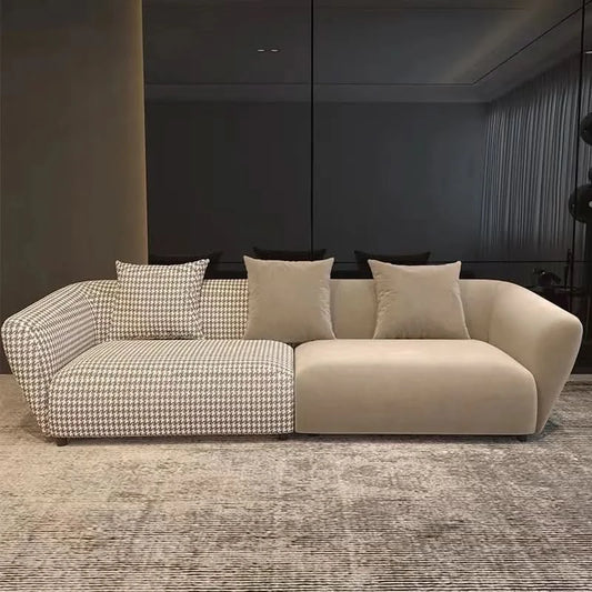 Outdoor Floor Living Room Sofas Curved Garden Lounge Minimalist Sofas Relaxing Hallway Cheap Luxury Wood Divano Home Furniture