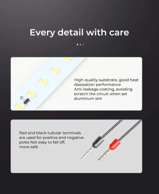 Creality Original Ender-3 V3 SE/KE LED-Lichtleiste Helles Licht Energie- und Stromsparend Einfache Installation