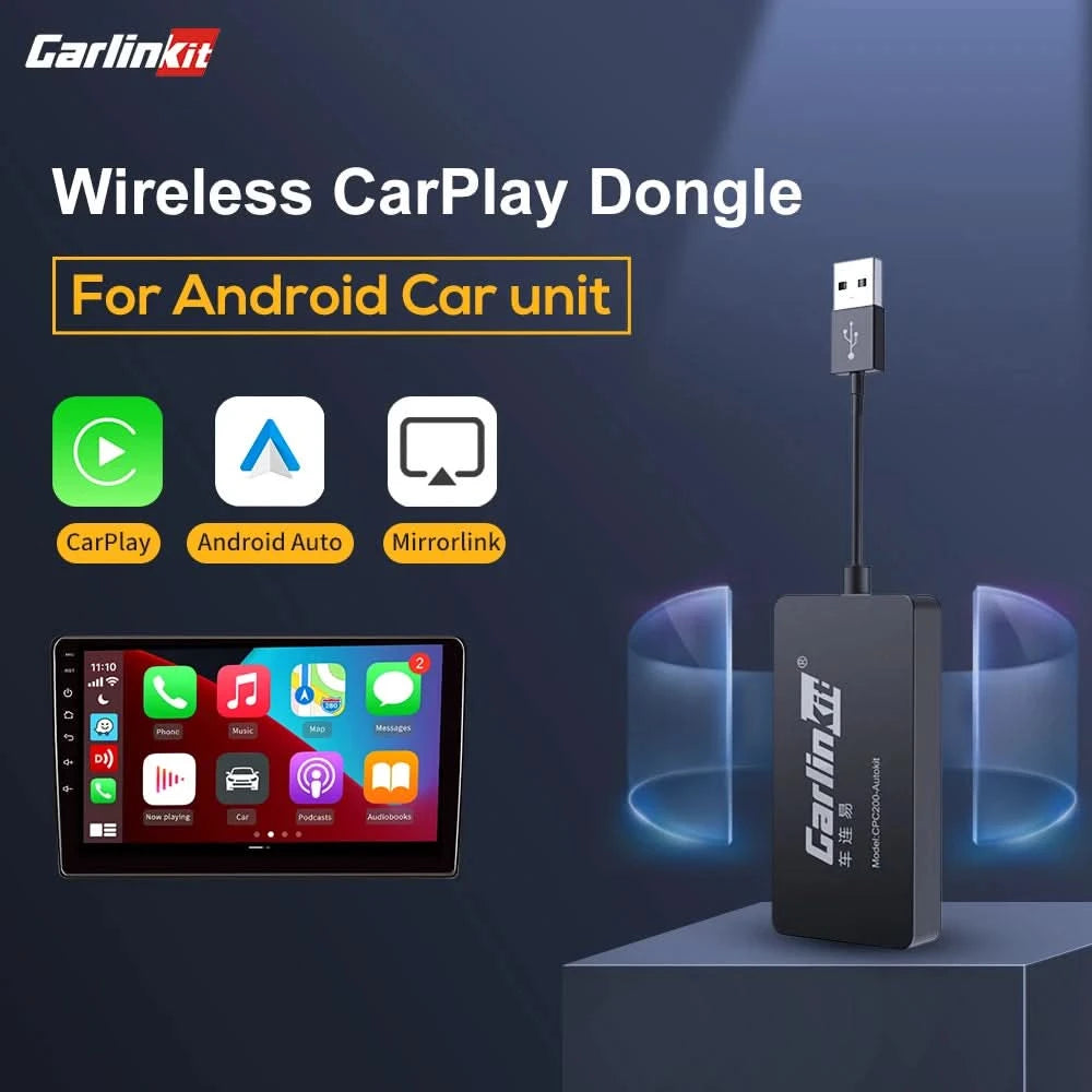 Wireless CarPlay Dongle for Android Car Wireless Android Auto Carlinkit Car Play iOS Mirror Screen Mirrorlink USB Adapter CCPA