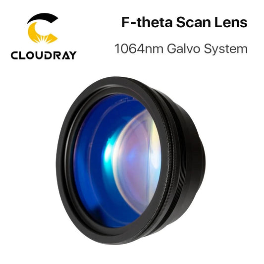 F-Theta-Scanobjektiv Feldlinse 1064nm 50x50 - 300x300 F63-420mm für 1064nm YAG-Glasfaserlaser-Markierungsmaschinenteile