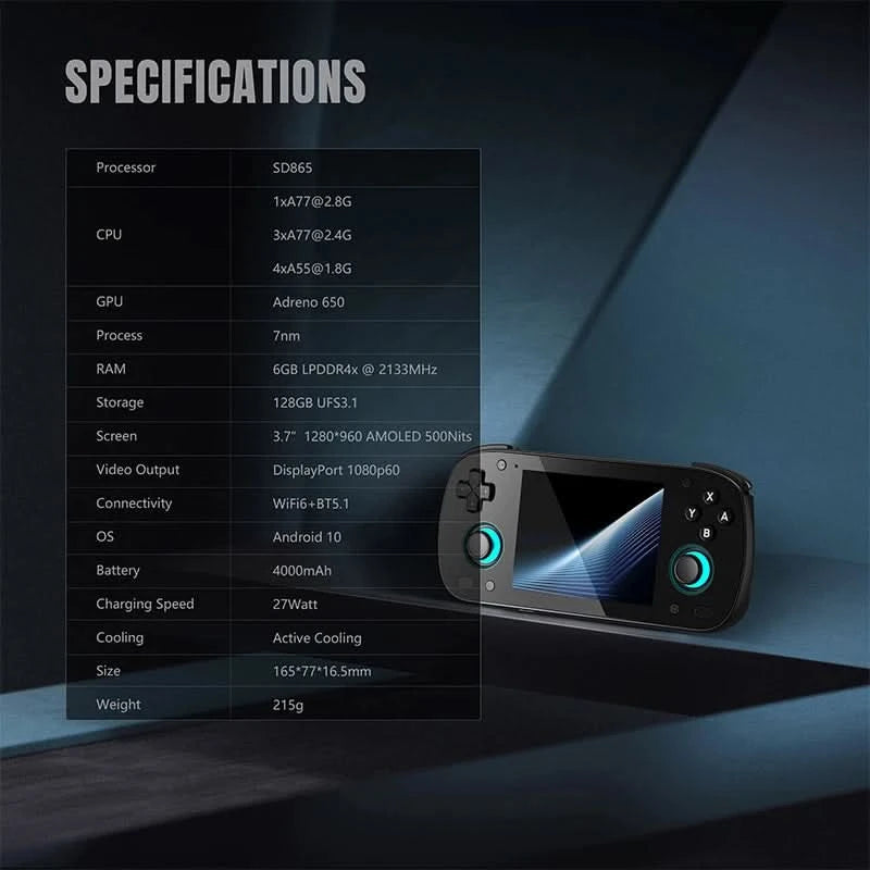 Retroid Pocket Flip 2 RP Flip 2 Retro Handheld Game Console Video Game Console 5.5''AMOLED Touch Screen PSP PS2 SD865 Android13