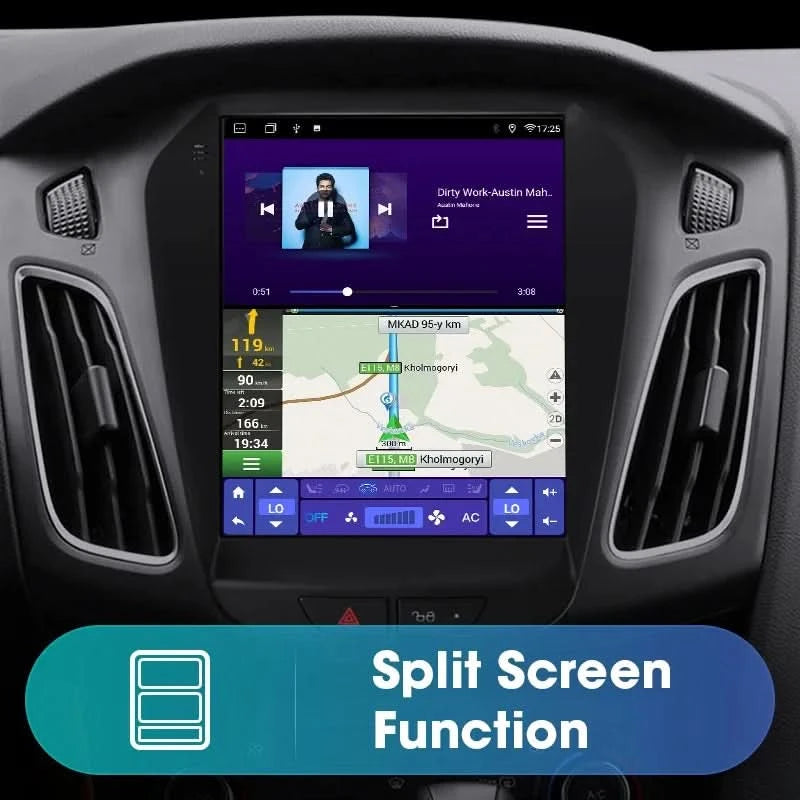 Srnubi 2 Din 9.7" Android 12 Carplay Car Radio for Ford Focus 3 Mk 3 2011 2012 - 2019 Multimedia Player 2Din GPS Auto Stereo DVD