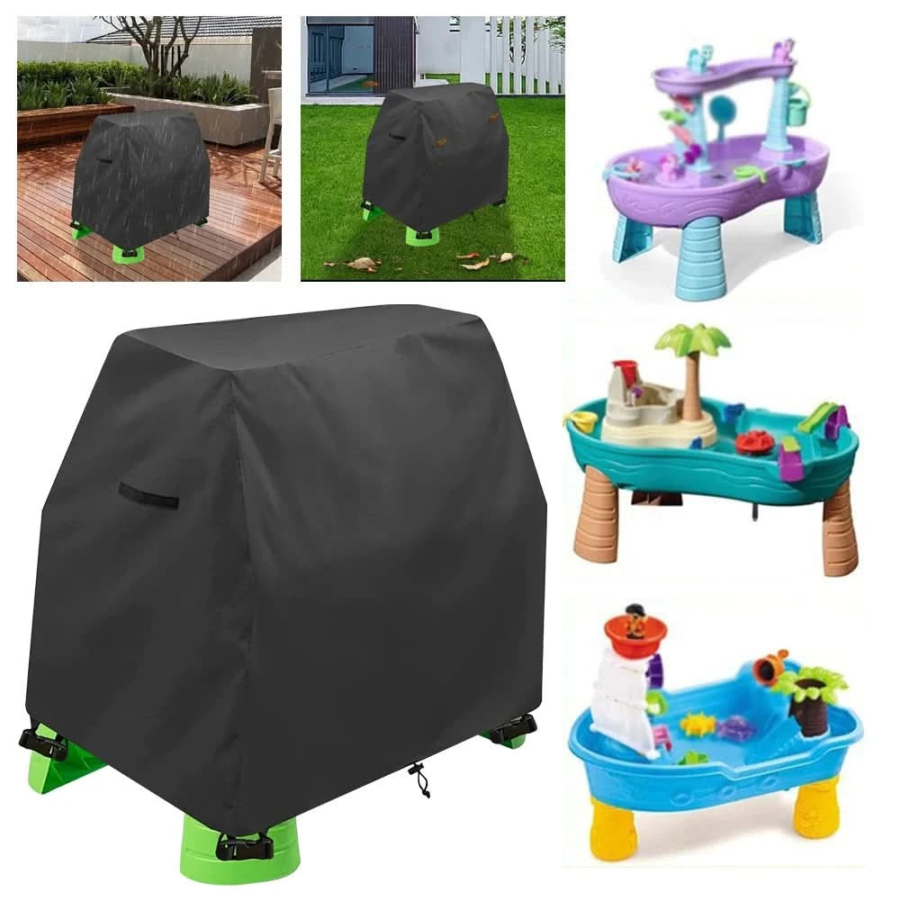 Kids Sand and Water Table Toys Covers Waterproof Outdoor Water Play Table Cover for Step2 Rain Showers Splash Pond Water Table