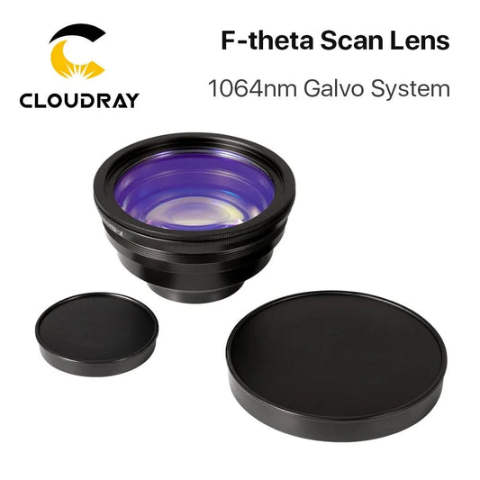 F-Theta-Scanobjektiv Feldlinse 1064nm 50x50 - 300x300 F63-420mm für 1064nm YAG-Glasfaserlaser-Markierungsmaschinenteile