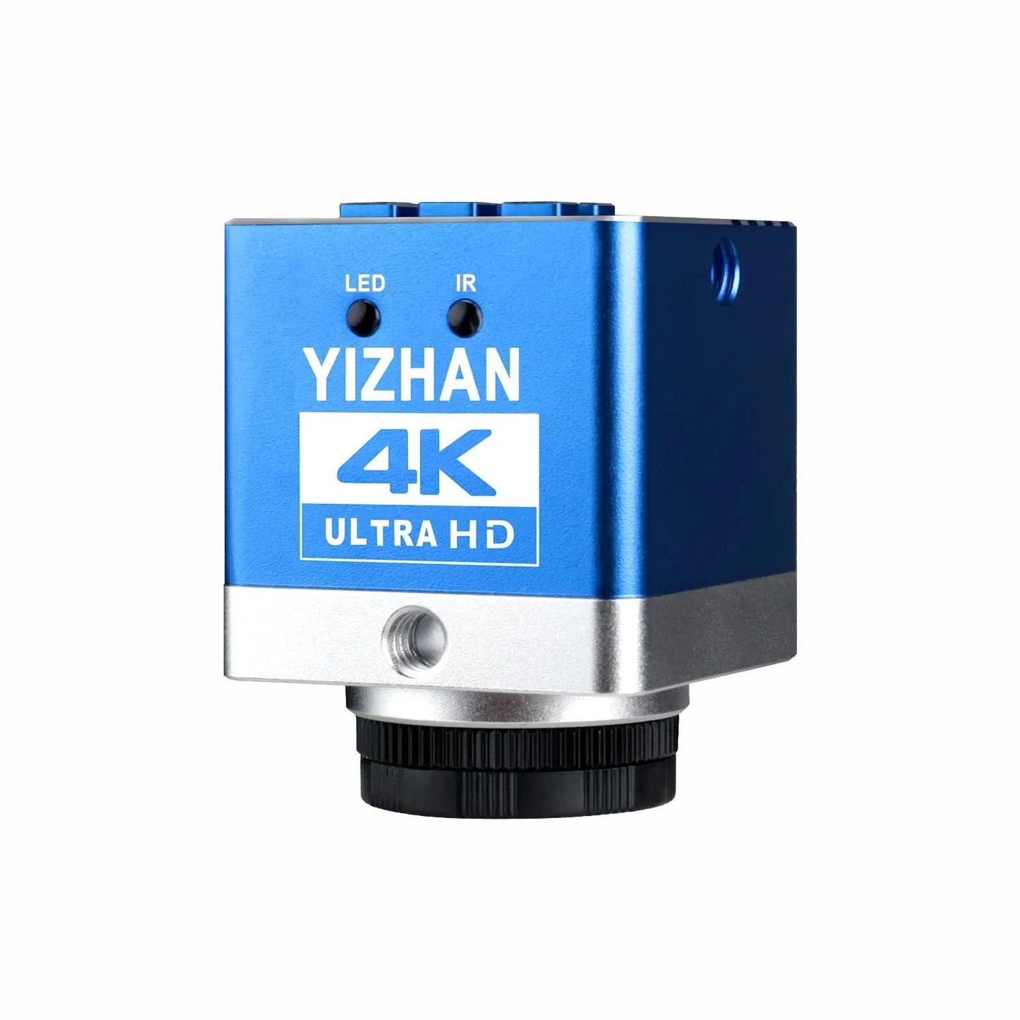 YIZHAN 4K UHD Electron Digital Microscope 1080P 60FPS Video Industrial Welding Camera 150X Lens Folding Stand for PCB Repair