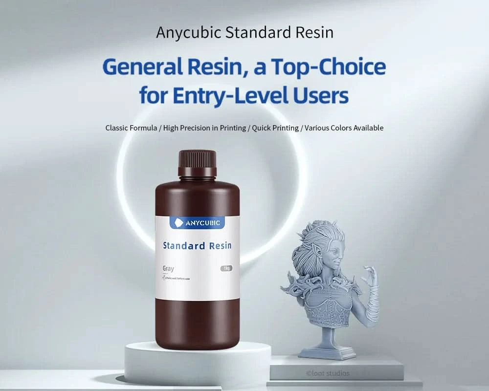 ANYCUBIC Standard Resin 3D Printer High Precision 405nm UV Curing Resin LCD 3D Printing UV Resin Materials For Photon Mono