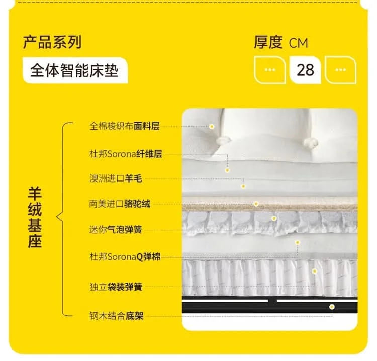 Adults Lounge Mattresses Full Size Relaxing Sleeping Comfortable Mattresses Minimalist Couple Colchones Matrimoniales Furniture