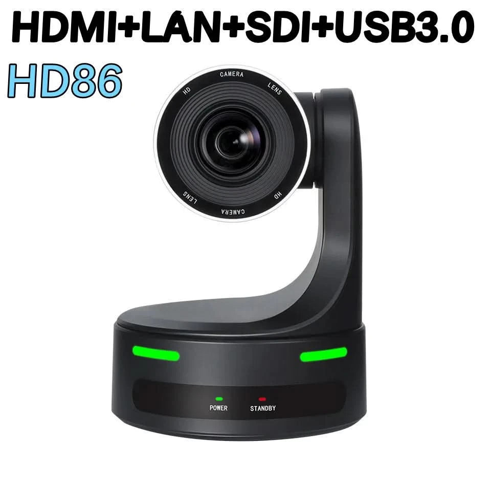 NDI HX POE Church PTZ Camera 12/20X Zoom 60fps USB HDMI LAN SDI Control for Video Conference Broadcast Youtbe with Tally Light