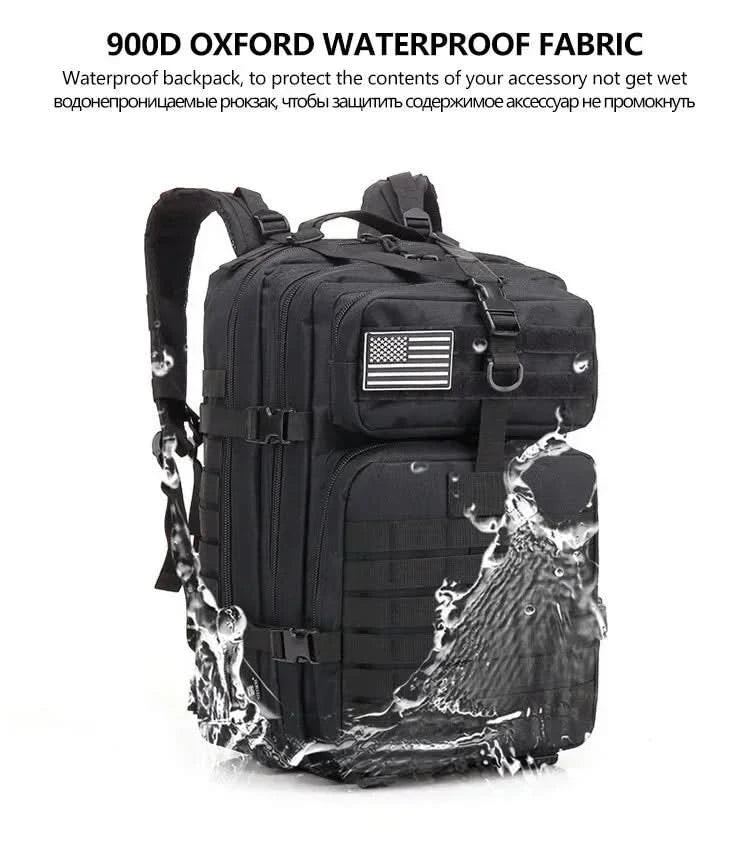 45L Man Hunting Tactical Backpacks Outdoor Traveling Trekking  Bags Outdoor 3P School Pack EDC Molle Pack for Hiking Bag
