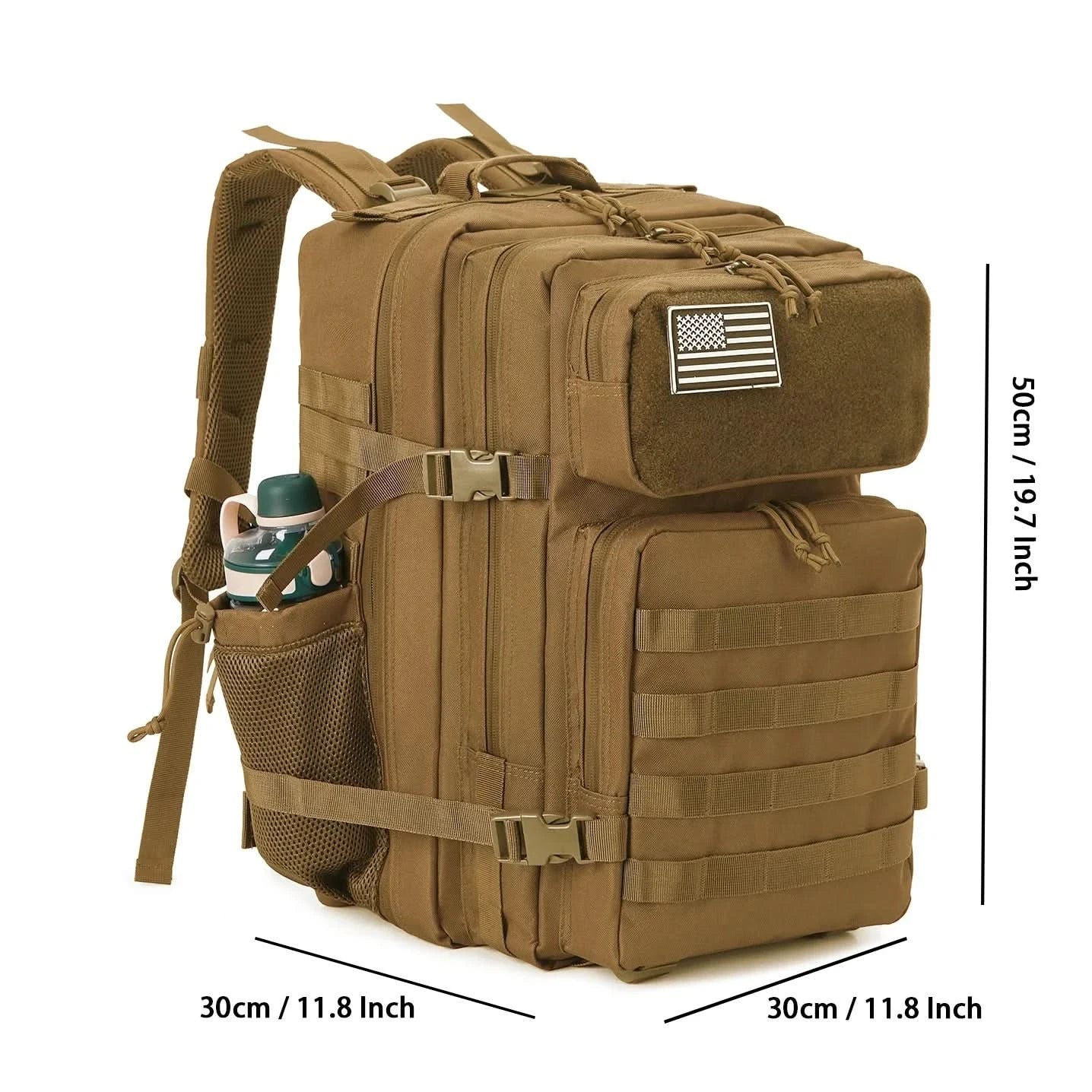 45L Tactical Backpack for Men  Outdoor camping equipment back pack Hiking Survival Rucksack travel backpacks School Bag