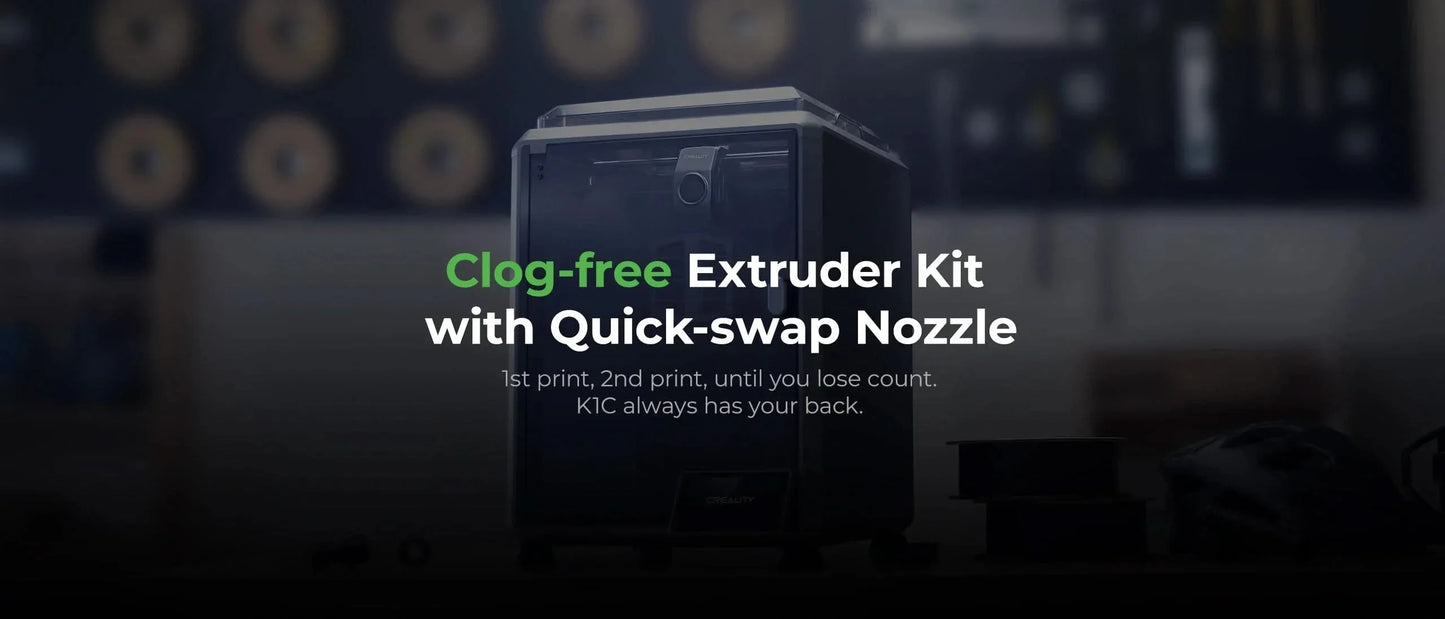 Creality k1/K1MAX /K1C 3D Printer Max. 32MM³/S Flow Hotend  Printing Speed 600MM /S Dual-gear Direct Drive Extruder