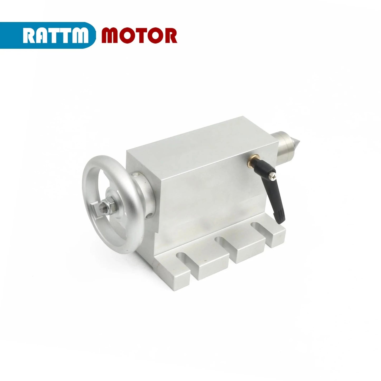 【EU&Brazil Stock】4 Axis Rotation A Axis Extend Rotary 4 Jaw 100mm K12-100 Chuck Nema23 Motor &Tailstock for Wood Metal Milling