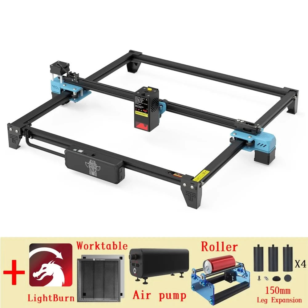 TwoTrees 130W CNC Laser Engraving Machine TTS-20 PRO APP Wifi Control Glass Metal Laser Engraver Wood Leather Cutting Machine