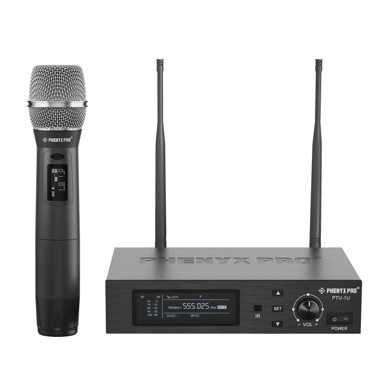 Phenyx Pro PTU-1U the Best Wireless Microphones System Lock Pick Set Professional Handheld Mic Metal for Stage Church