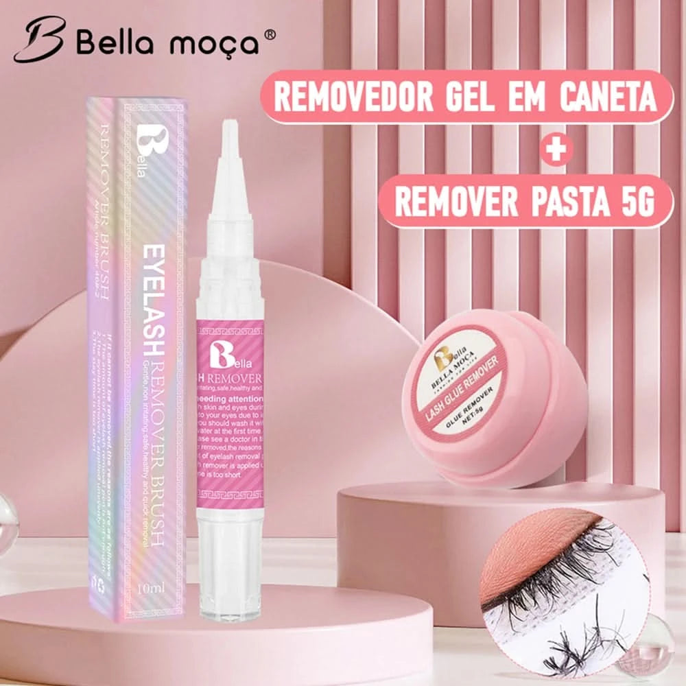 5PCS Eyelash Glue Remover 10ml Lashes Glue Remover Eyelash Extension Glue Remover No Irritating Quick Unloading Adhesive Makeup