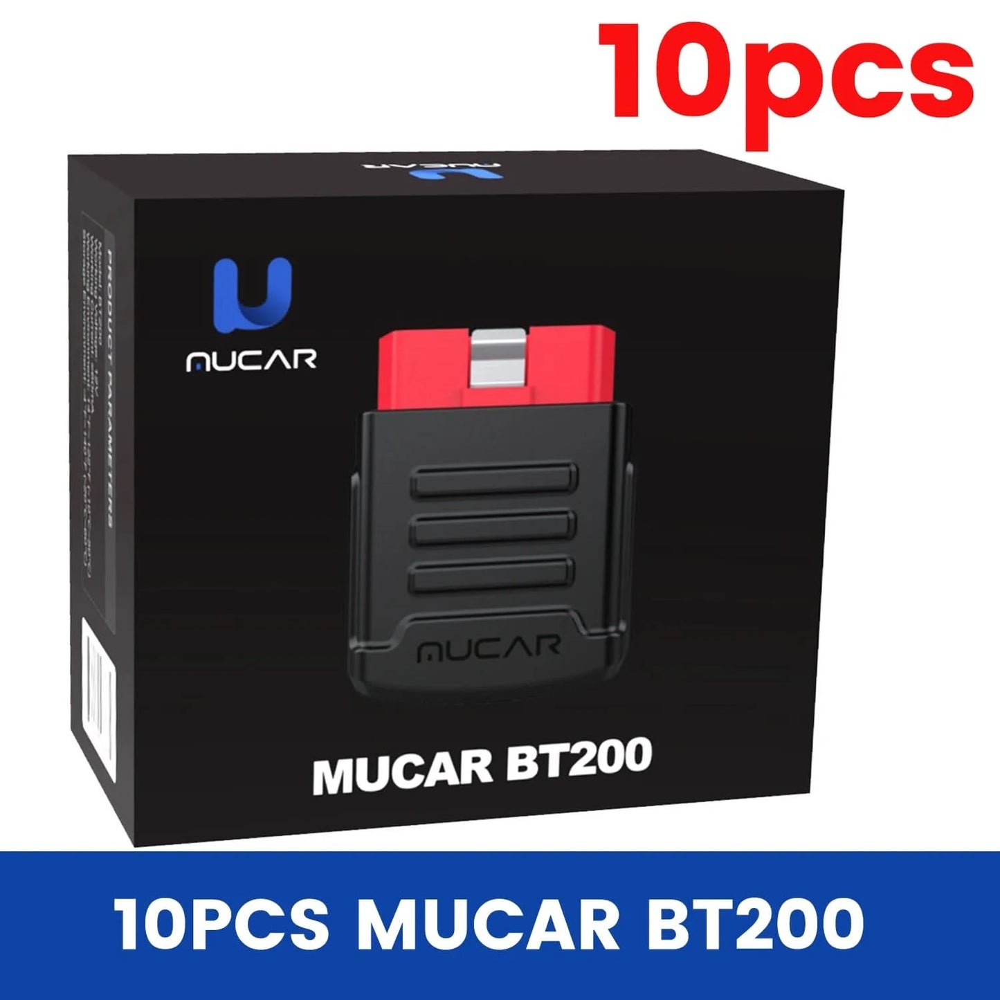 10 Stk.-100 Stk. MUCAR BT200/BT200 Pro OBD2 Diagnosegerät vollständige Systemdiagnose für alle Autos, lebenslang kostenlos, 15 Reset-Services