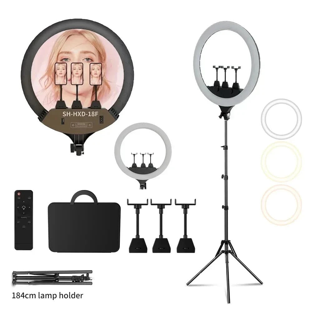 SH 45cm 18 inch Ring Light With Tripod Stand Usb Charge Selfie Led Lamp Dimmable Photography Light For Photo Photography Studio