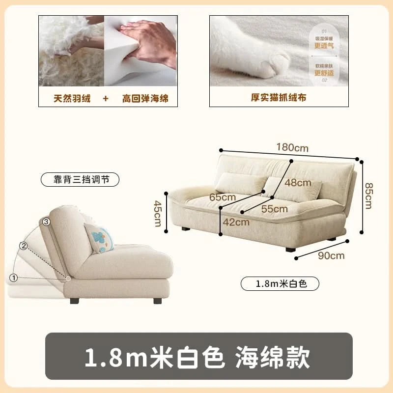 Living Room Loafer Sofas Folding Function Small Outdoor Sofas Modern Design Camas Y Muebles Para El Hogar Home Furniture