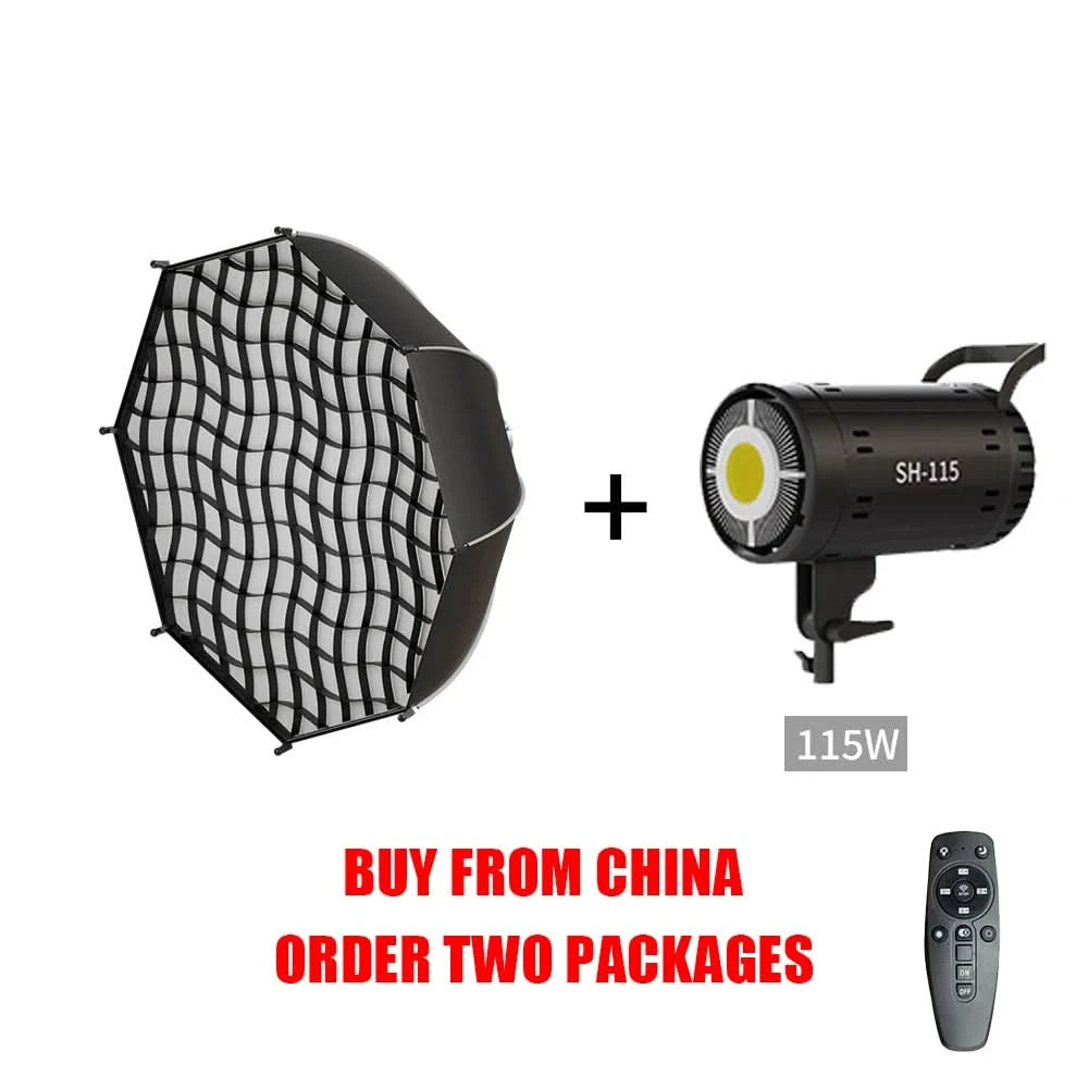 135W Fotografie-LED-COB-Videoleuchte, tageslichtbalancierte Sun Lamp für Porträt-, Blitz- und Studiozubehör, YouTube Live