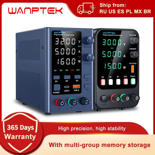 Wanptek Labornetzteil 30V 10A 60V 5A 120V 3A Encoder-Einstellung Spannung Strom Spannungsregler DC-Netzteil