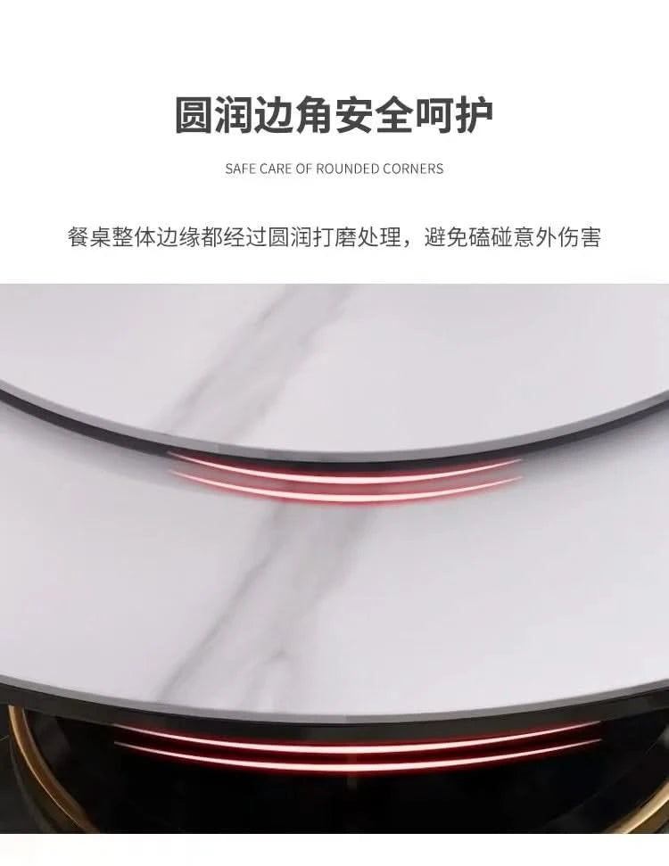 Round 6 People Dining Table Kitchen Living Room Dressing Dinning Table Set Coffee Hospitality Mesa Comedor Kitchen Furniture