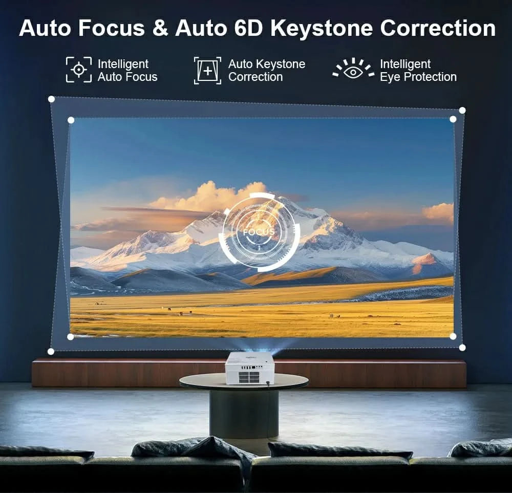 ThundeaL 2K 4K Full HD 1080P Projector TDA7W 32G Android WiFi Home Theater TDA7 Beam Projector Outdoor Meeting 3D Video Movie