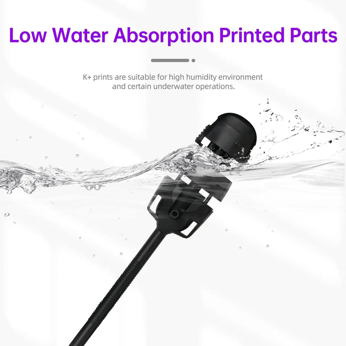 Resione K+ Tough ABS Like 3d Resin Scratch Resistant High Precision UV 405nm For LCD SLA DLP Elegoo  Anycubic 3d Printer