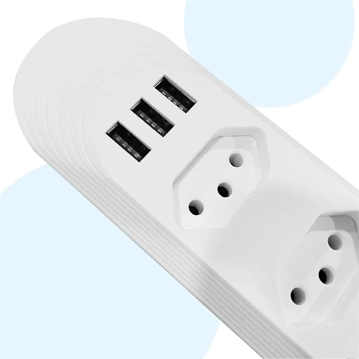 Extension Socket, Power Extension, USB Socket, Socket Line Filter, Regua Power Sockets, Electric Extension, 110-220V,10A