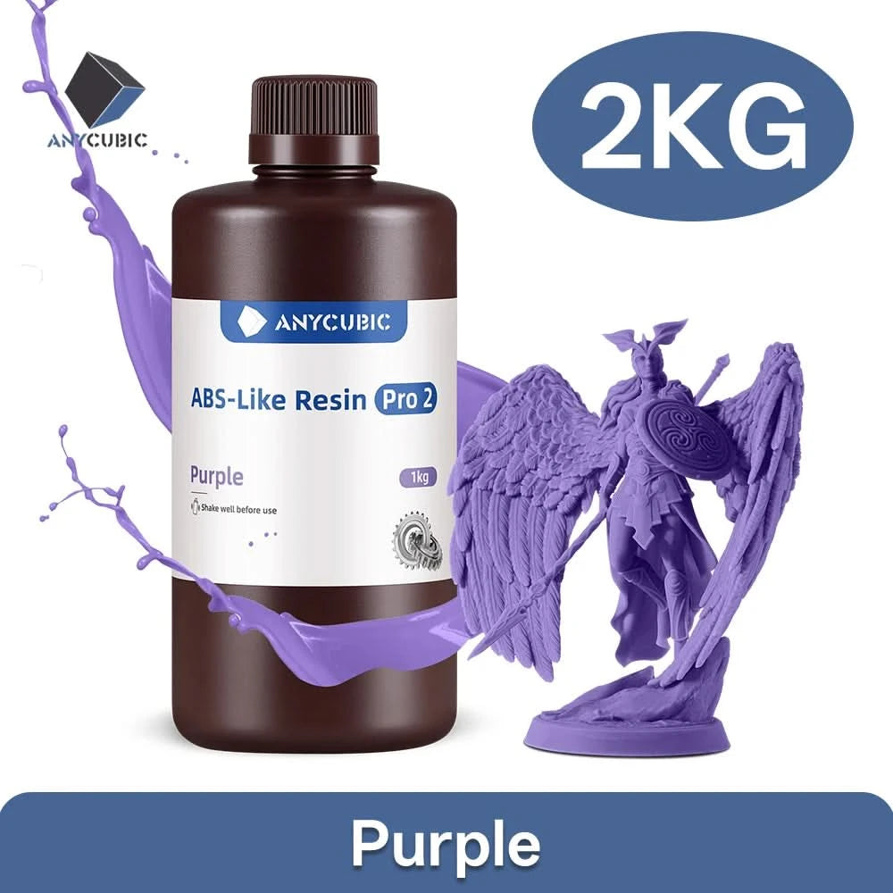 ANYCUBIC Like ABS Pro 2 405nm 3D Printer UV Resin For LCD SLA DLP Printers Quick Curing Liquid Bottle Resina For Photon Mono 2