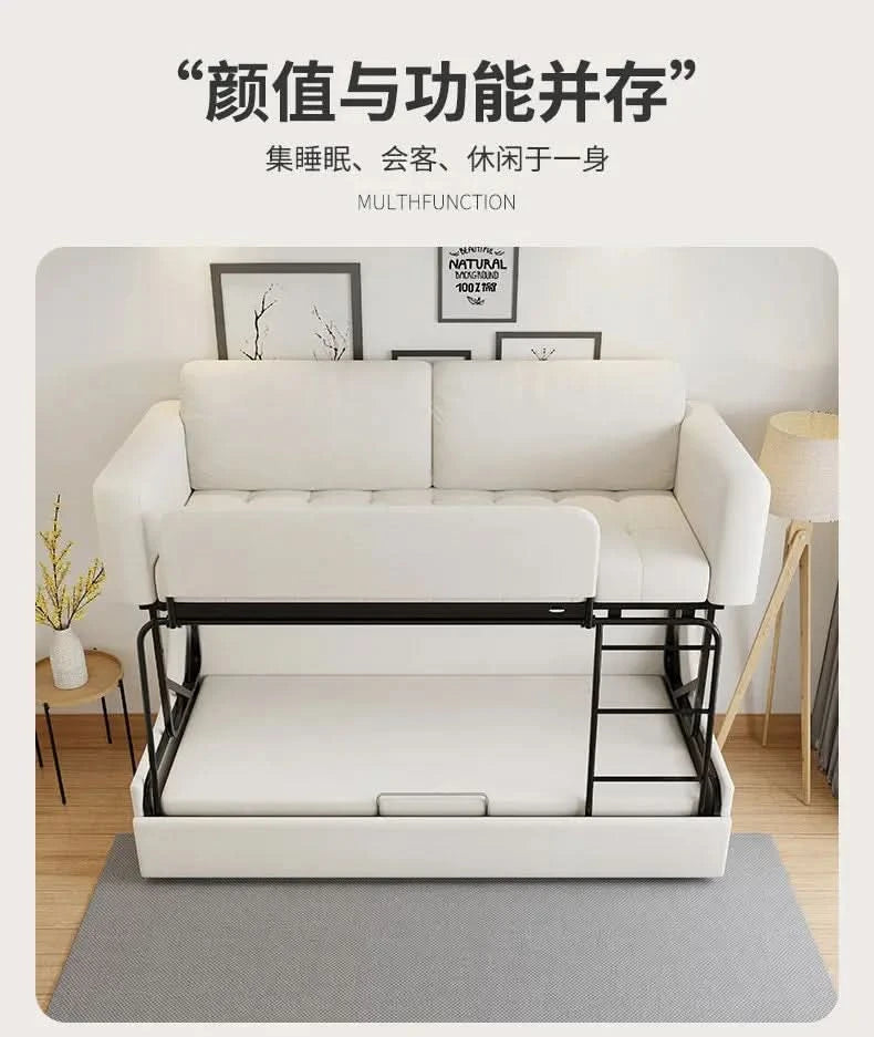 Folding Double Living Room Sofa Comfortable Adults Game Sleeper Sofa Apartment Multifunctional Divano Soggiorno Home Furniture