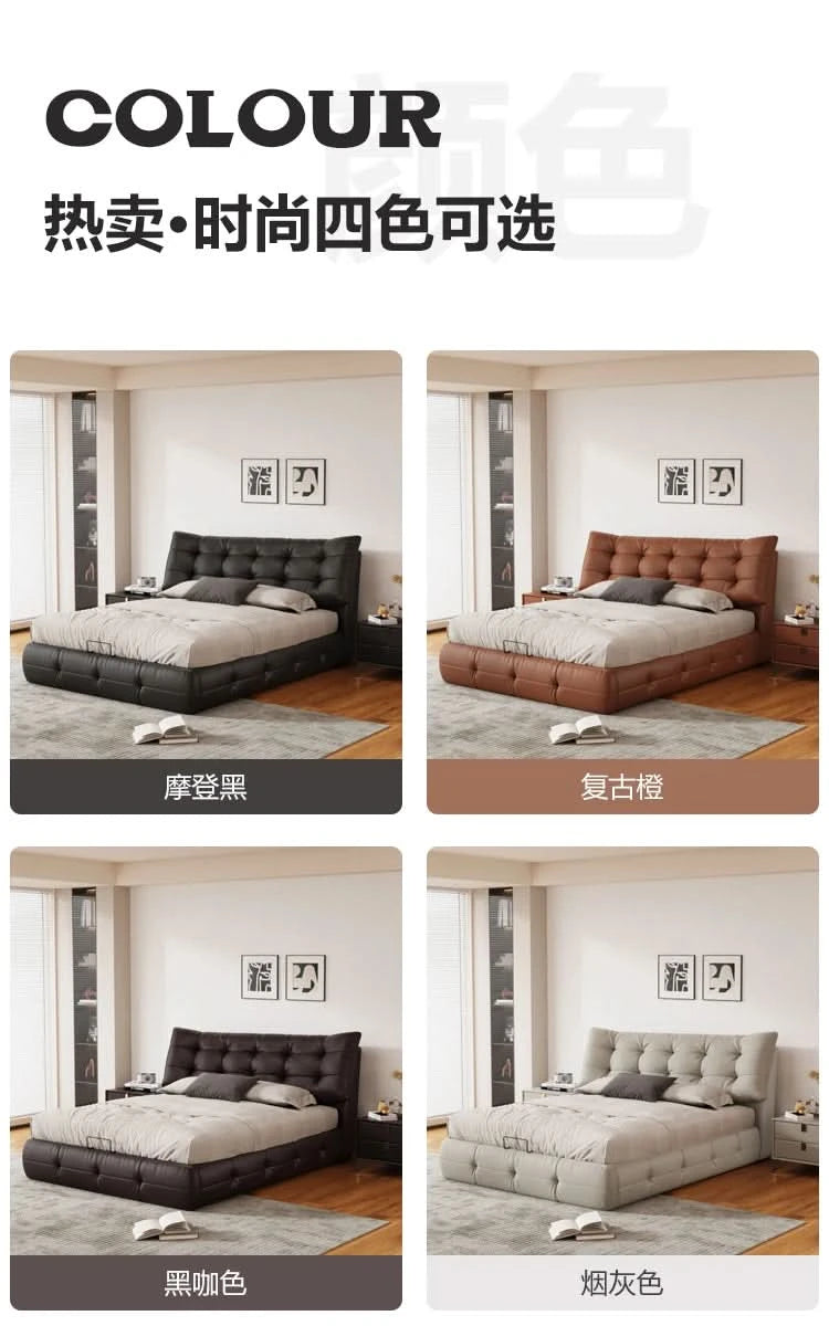 Reading Fashionable Beds Double Aesthetics Safenordic Aesthetics Bed Minimalist Comfortable Simple Wood Muebles Home Furniture