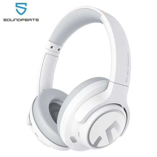 SoundPEATS Space Bluetooth Kopfhörer, kabellose Kopfhörer mit Hybrid Active Noise Cancelling, 123 Std. Wiedergabe, Mikrofon, Multipoint-Verbindung