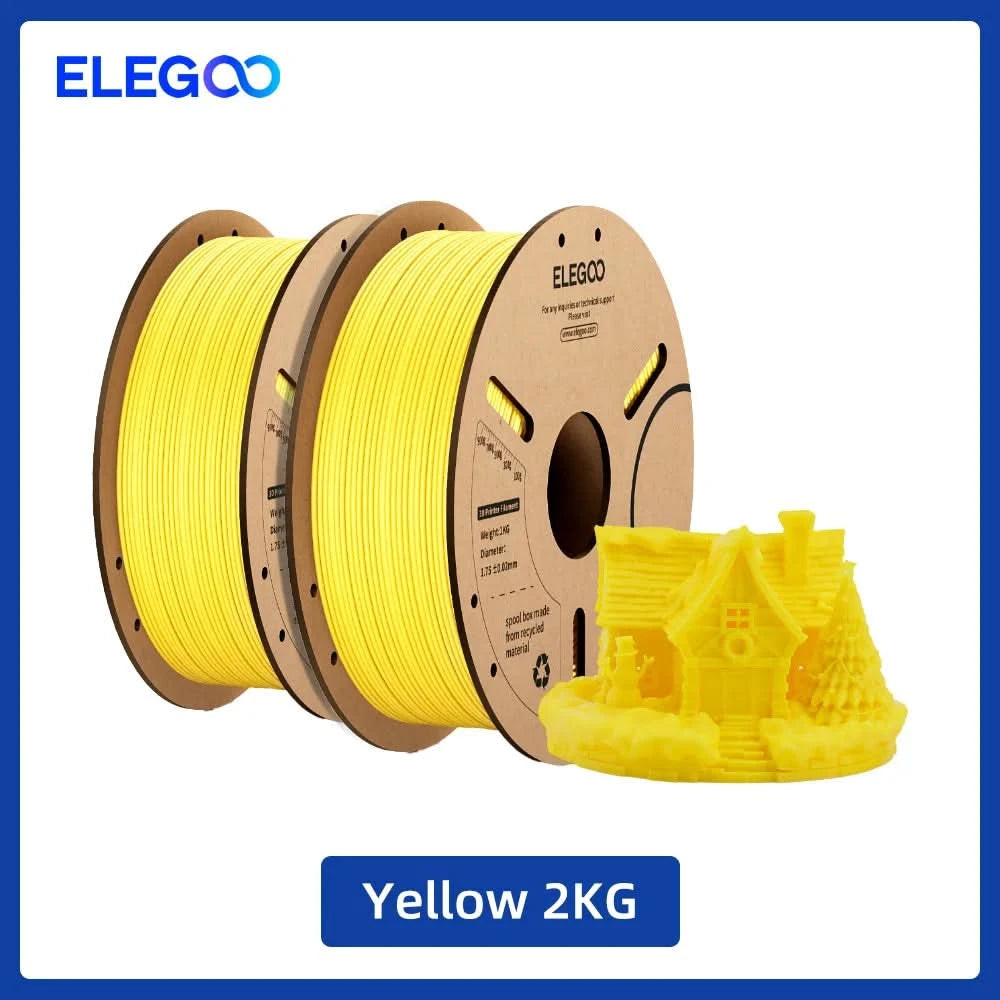 ELEGOO 1.75mm PLA Filament 1kg Plastic 3D PLA for 3D Printer Consumables Material for FDM 3D Printer NEPTUNE 3 PRO