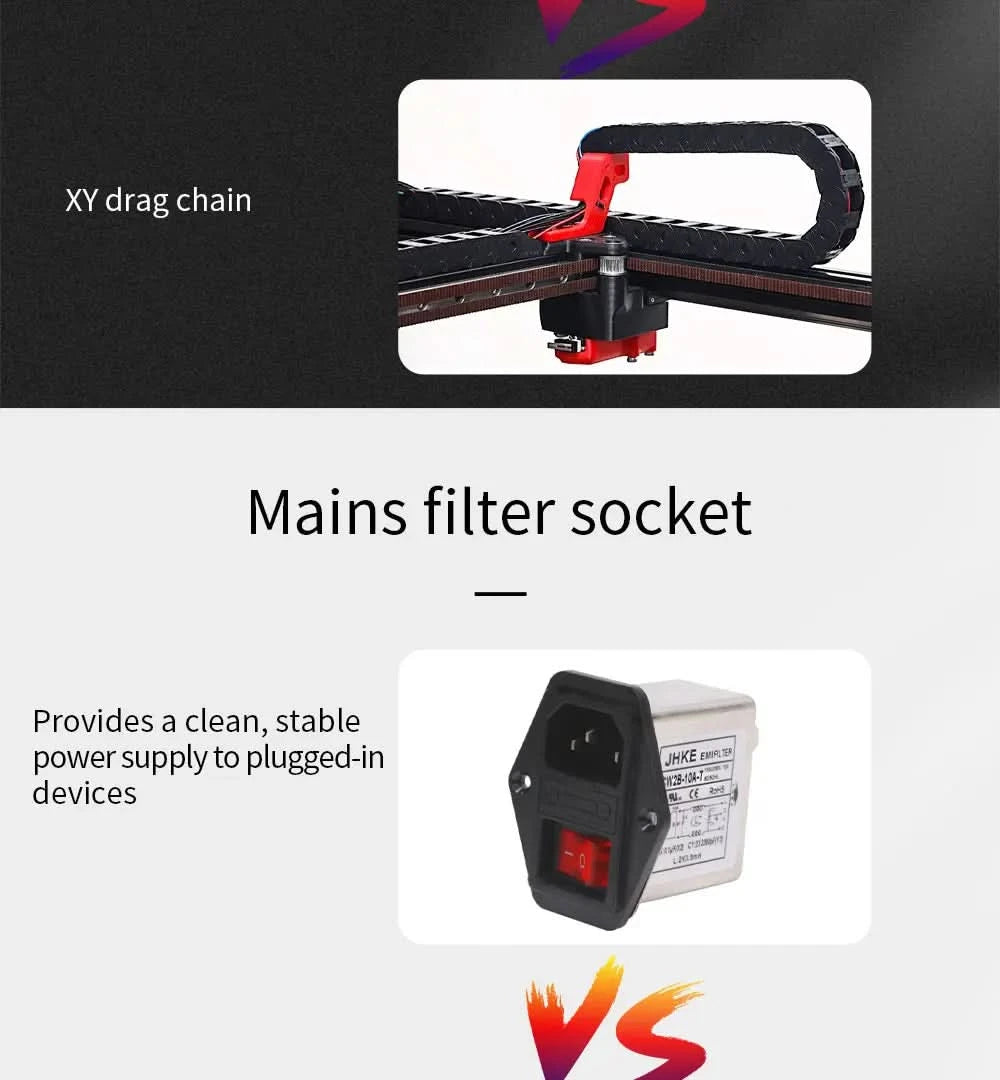 Latest Version Voron 2.4 R2 Pro Support High Speed Printing DIY 3D Printer Parts with HDMI5 Screen CNC TAP Stealburner Extruder
